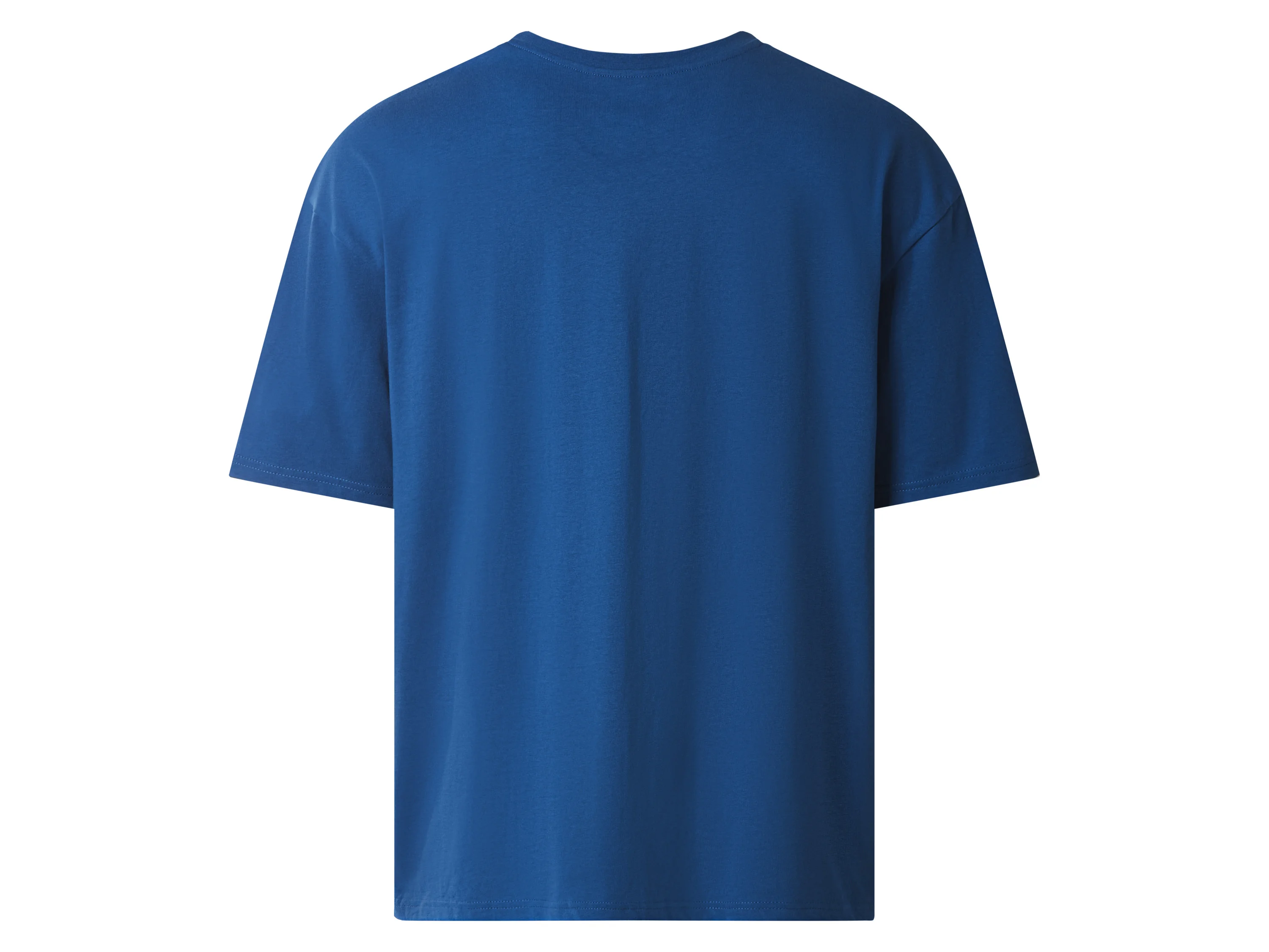 Herren T-Shirt Oversized (Blau, S(44/46)) – Bild 3 von 3
