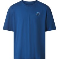 Herren T-Shirt Oversized (Blau, L(52/54))