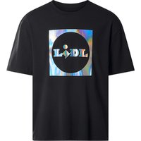 Herren T-Shirt Oversized (Schwarz, L(52/54))