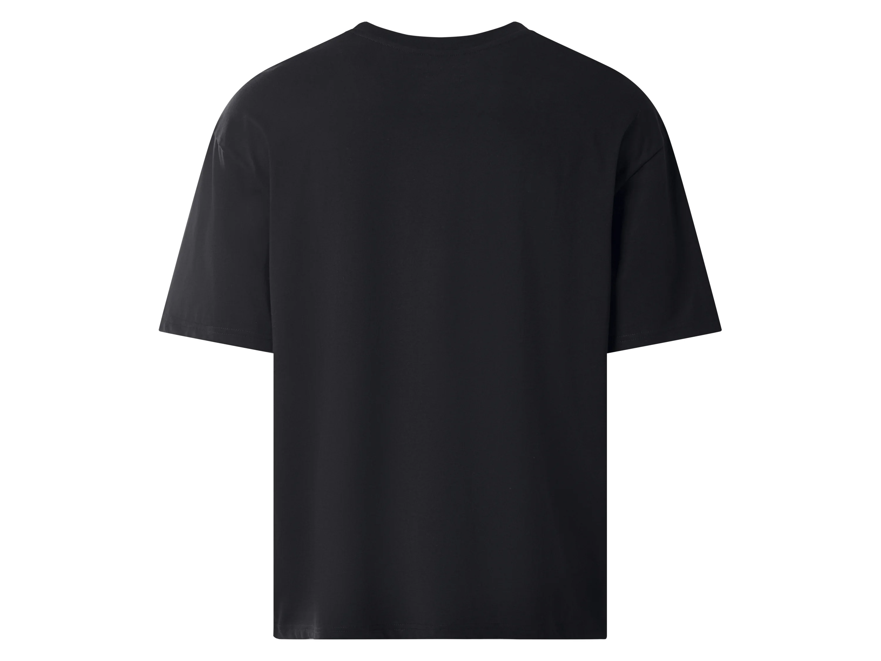 Herren T-Shirt Oversized (Schwarz, M(48/50)) – Bild 3 von 3