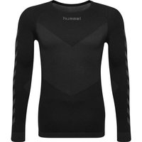 HUMMEL Herren Unterhemd HUMMEL FIRST SEAMLESS JERSEY L/S, Größe XL/XXL in Schwarz