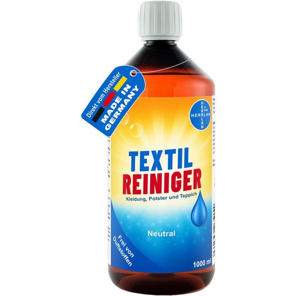 HERRLAN Textilreiniger / Polsterreiniger (1000 ml ohne Duftstoffe)