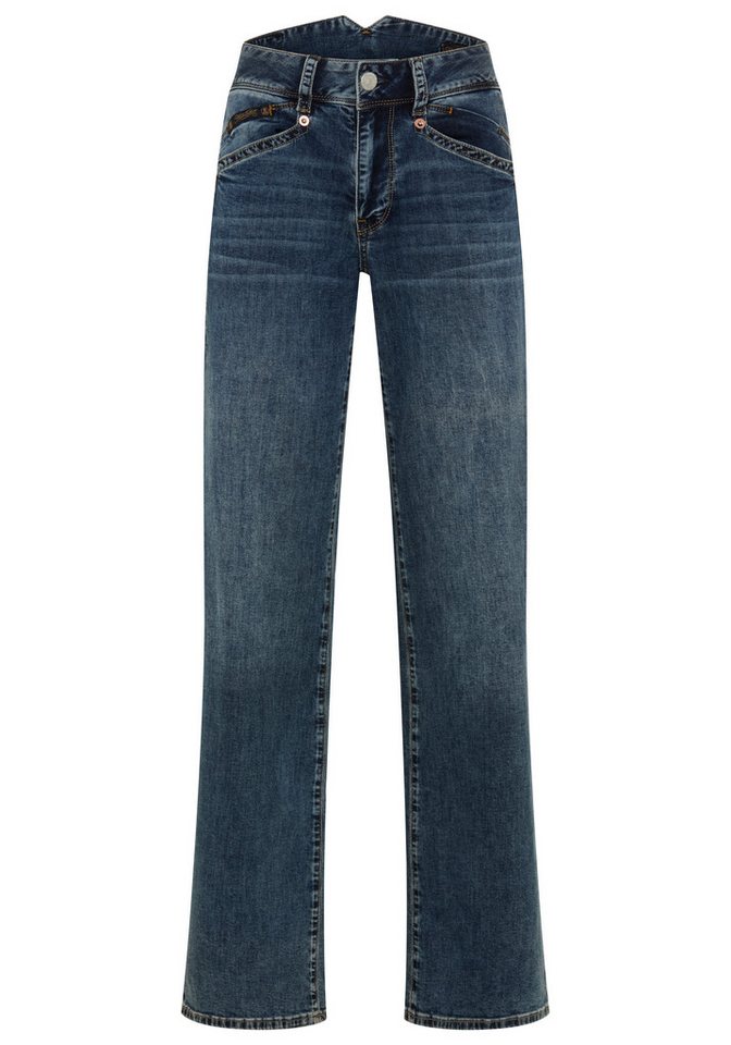 Herrlicher Bootcut-Jeans Prime New Denim Light mit Stretch – Bild 4 von 5