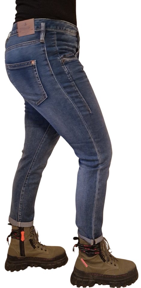 Herrlicher Regular-fit-Jeans 5318-D9705, Shyra Cropped Jeans Comfort mit Knopfleiste halb verdeckte Knopfleiste – Bild 4 von 4