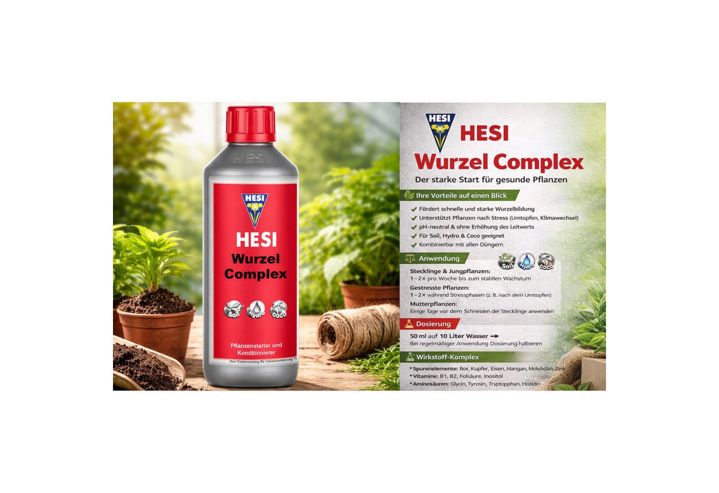 HESI Pflanzendünger Wurzel Complex Booster Pflanzenstimulator Wurzeldünger Roots Complex – Bild 4 von 5