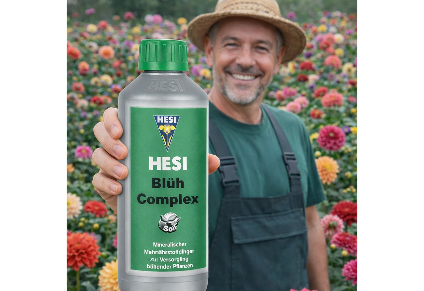 HESI Spezialdünger 500 ml Blüh Complex Blütenstimulator Blüten Booster Blütenpracht, 0,5 Liter, hochwertiger, mineralischer Mehrnährstoffdünger – Bild 2 von 5