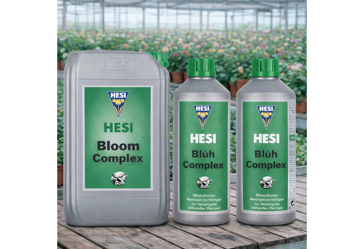 HESI Spezialdünger 500 ml Blüh Complex Blütenstimulator Blüten Booster Blütenpracht, 0,5 Liter, hochwertiger, mineralischer Mehrnährstoffdünger – Bild 5 von 5