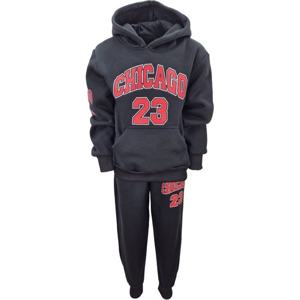 Hessis Freizeitanzug Kinder Jogginganzug – warm & bequem jf125 (Set, Hoddie mit Jogginghose)