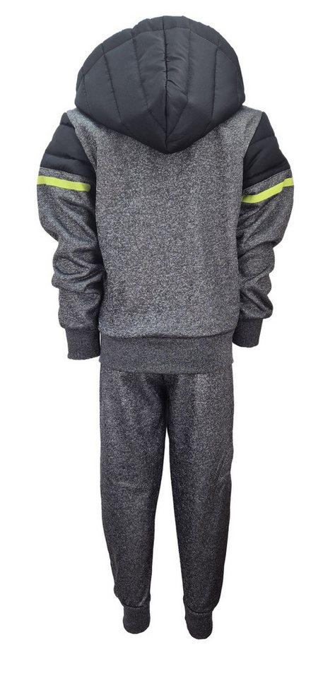 Hessis Jogginganzug Freizeitanzug JF372 (Set, 2-tlg., Jacke mit Jogginghose), für Jungen Stylisch mit Reißverschlusstaschen – Bild 3 von 4