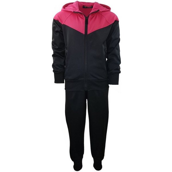 Hessis Trainingsanzug Jungen und Mädchen Jogginganzug, Freizeitanzug, JF11 (Set, 2-tlg., Jacke mit Jogginghose), für Kinder