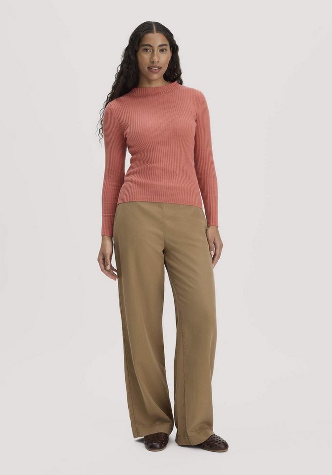 Hessnatur Strickpullover Fitted aus TENCEL™ Lyocell mit Bio-Baumwolle (1-tlg) – Bild 4 von 5