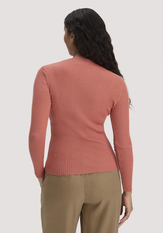 Hessnatur Strickpullover Fitted aus TENCEL™ Lyocell mit Bio-Baumwolle (1-tlg) – Bild 5 von 5