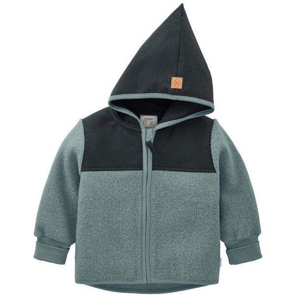 Hessnatur Walkjacke aus Bio-Merinowolle mit Softshell (1-St) aus Bio-Merinowolle mit Softshell