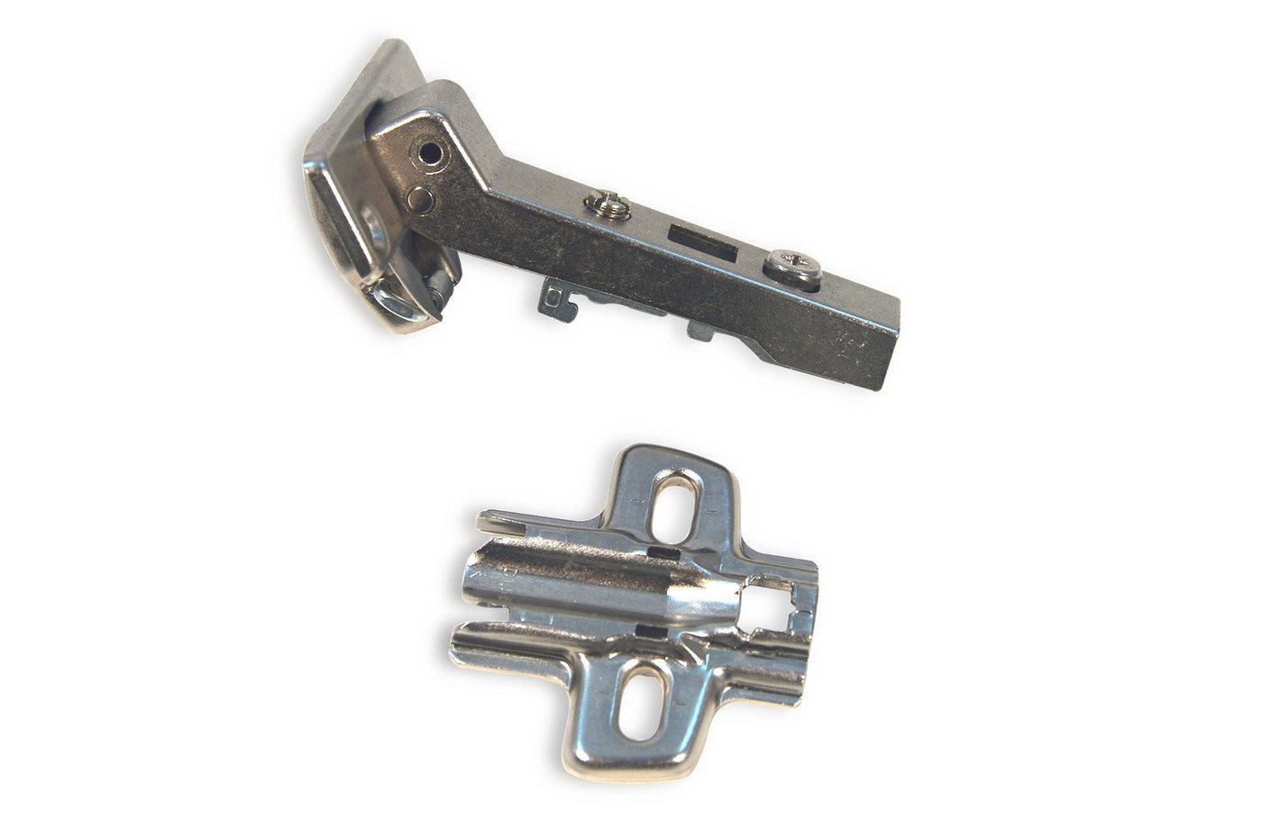 Hettich Möbelbeschlag Intermat Winkelscharnier W45 Scharnier, Basis 6mm (1 St) – Bild 2 von 5