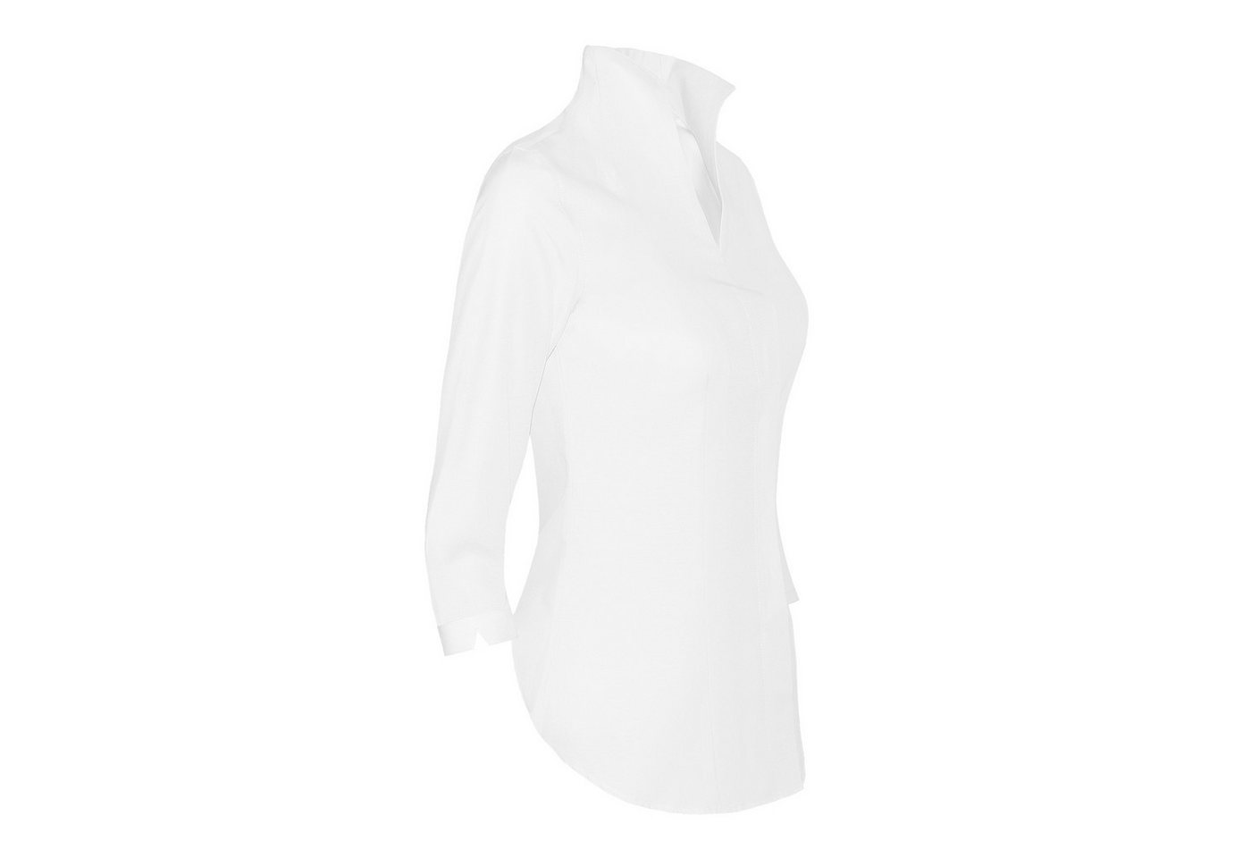 HEVENTON Klassische Bluse 3/4-Ärmel, Business-Bluse mit Kelchkragen, bügelleicht – Bild 5 von 5
