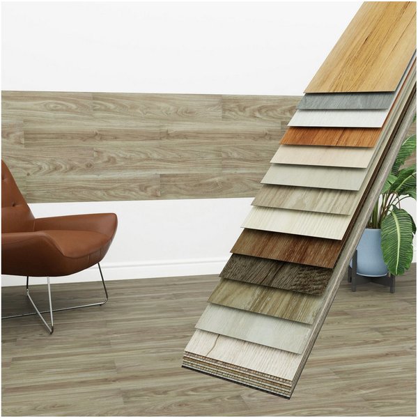 Hexim Vinylboden, Vinyldielen 0,97m² selbstklebend PVC Wandverkleidung Bodenbelag Holzoptik 91x15cm Paneele für Wand & Boden Holzdielen braun (7 Dielen Rustic T
