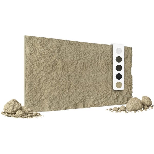 Hexim Wandpaneel, BxL: 60.5x121 cm, (Steinoptik Felsen Platten 1 Stück 120x60cm PU Wandverkleidung 0,73 m² 3D Paneele Bruchstein Stone Dekor Wandpaneele Wanddek
