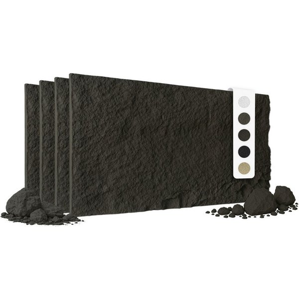 Hexim Wandpaneel, BxL: 60.5x121 cm, (Steinoptik Felsen Platten 4 Stück 120x60cm PU Wandverkleidung 2,92 m² 3D Paneele Bruchstein Stone Dekor Wandpaneele Wanddek