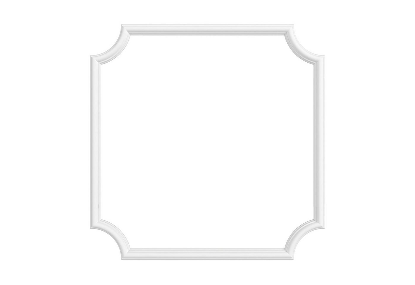 Hexim Zierleiste, 2 Meter / 1 Leiste, HEXIM Stuckleisten aus HDPS Styropor - extrem widerstandsfähig, schneeweiß & modern (2 Meter HCR518) Stuck Verzierung Rahm – Bild 3 von 5