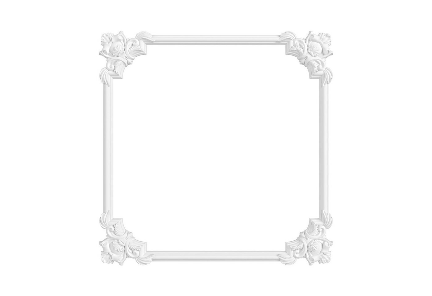 Hexim Zierleiste, 2 Meter / 1 Leiste, HEXIM Stuckleisten aus HDPS Styropor - extrem widerstandsfähig, schneeweiß & modern (2 Meter HCR518) Stuck Verzierung Rahm – Bild 4 von 5