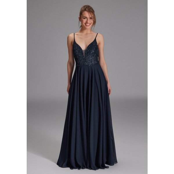Hey Kyla Abendkleid - Abendkleid aus Materialmix Taillierter Schnitt mit ausgestelltem Rockteil