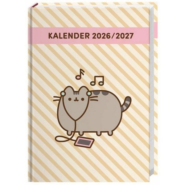 HEYE Monatskalender Pusheen 17-Monats-Kalenderbuch A5 2027 - 17 Monate. Von August 2026...