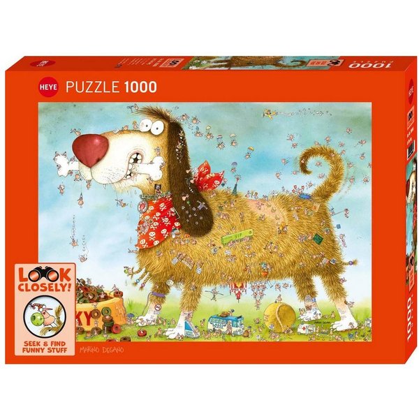 HEYE Puzzle At The Dog, 1000 Puzzleteile
