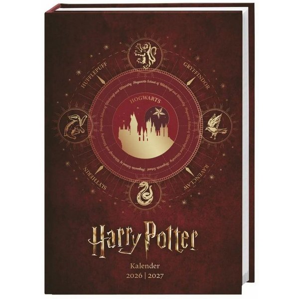 HEYE Schülerkalender Harry Potter 17-Monats-Kalenderbuch A5 2027 - 17 Monate. Von August...