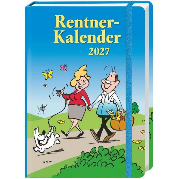 HEYE Taschenkalender Rentner Kalenderbuch A6 2027