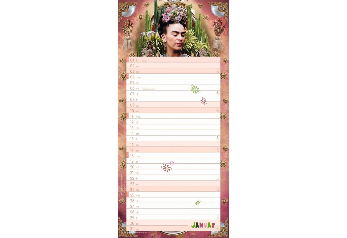 HEYE Wandkalender Frida Planer 2027 – Bild 2 von 5