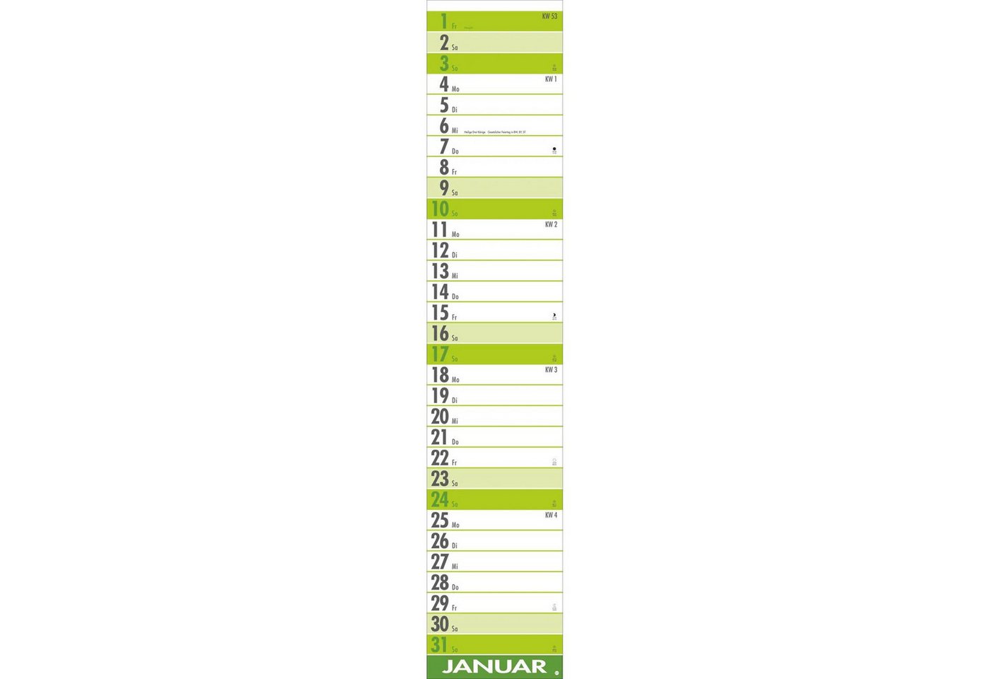 HEYE Wandkalender Supermemo Kalender 2027 – Bild 2 von 5