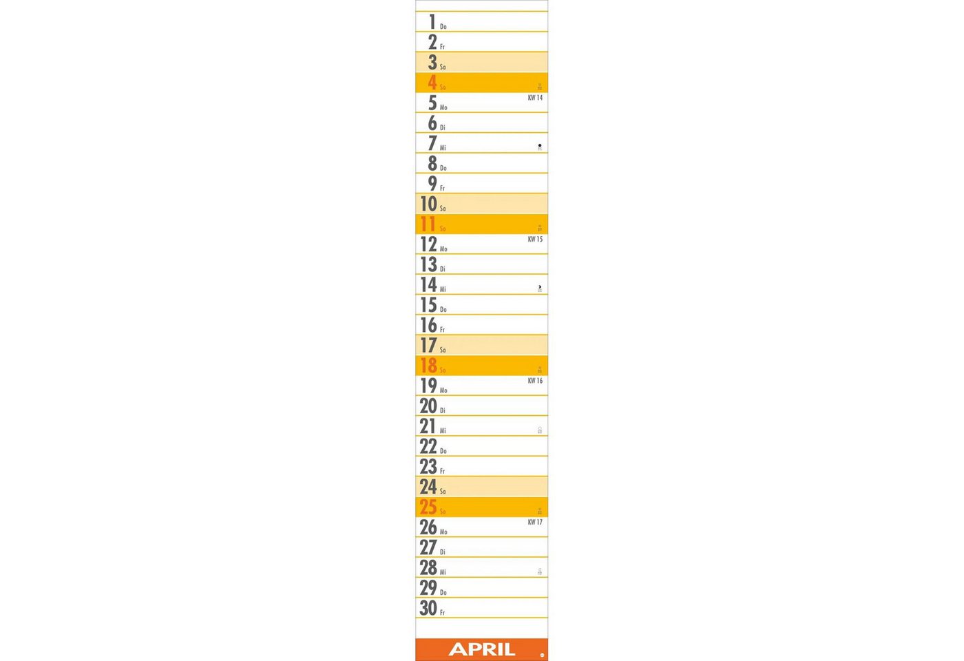 HEYE Wandkalender Supermemo Kalender 2027 – Bild 5 von 5