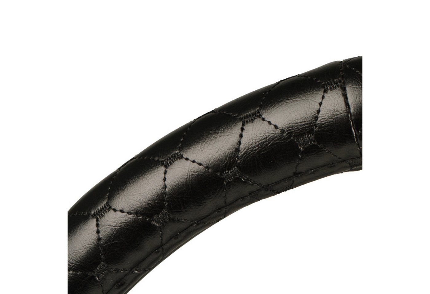HEYNER Lenkradbezug Lenkradhülle Auto 37–39 cm, schwarz, rutschfest mit, (1-tlg) – Bild 2 von 2