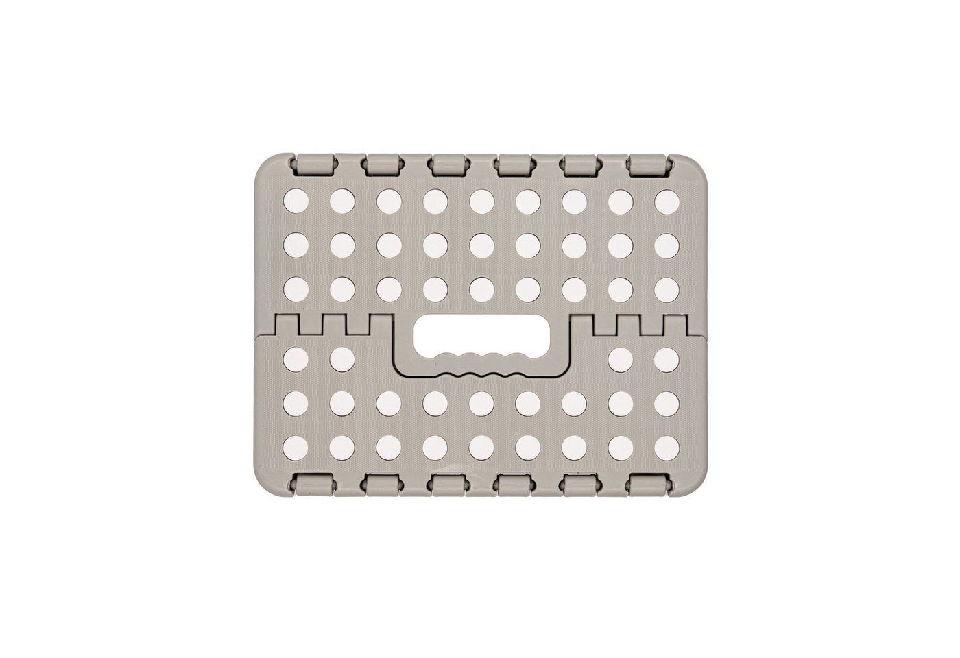 HH-Haushalt Klapptritt Klapphocker, Klapptritt, Tritthocker Grau Faltbar H 22cm bis 150KG – Bild 5 von 5