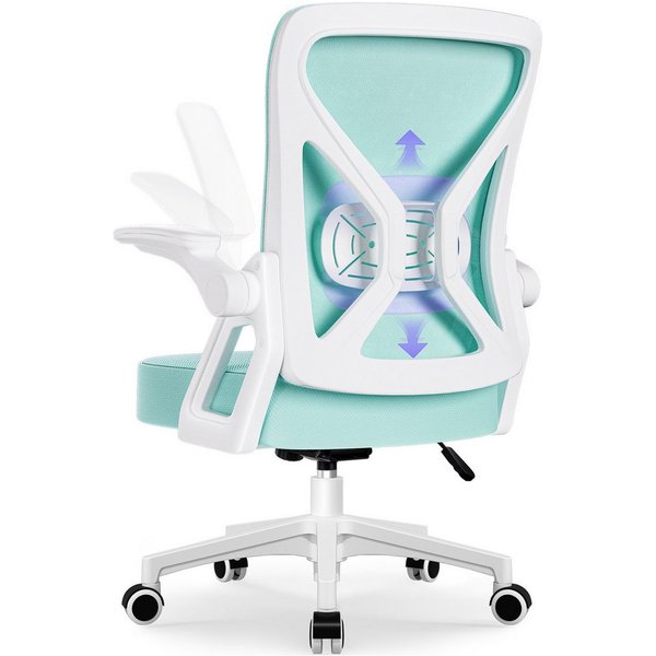 Hiazurm Bürostuhl Bürostuhl,Chefsessel aus Mesh,Ergonomischer Schreibtischstuhl (Verstellbarer Armlehnen, Lendenwirbelstütze,Drehstuhl Wippfunktion,Atmungsaktiv