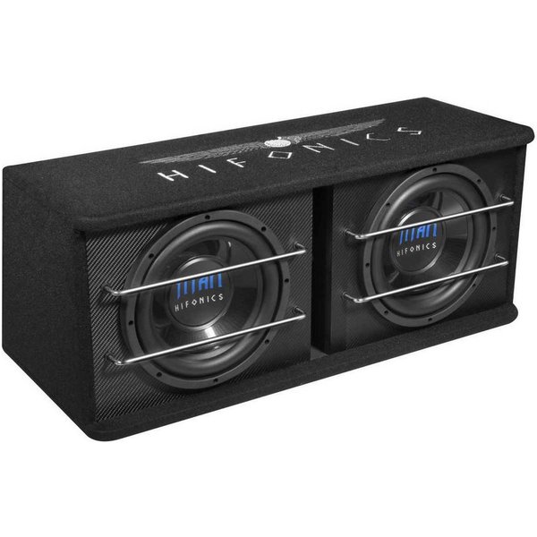 Hifonics TD250R 2 x 25 cm (10) Dual-Bandpass Subwoofer System Auto-Subwoofer (600 W, max.: W 25 cm)