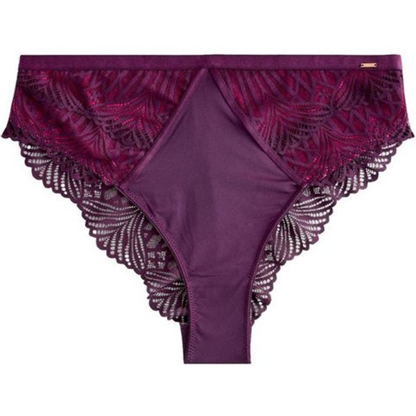 LIPSY High-Waist-String Lipsy Hochbund-Spitzenslip, Tanga (1-St)