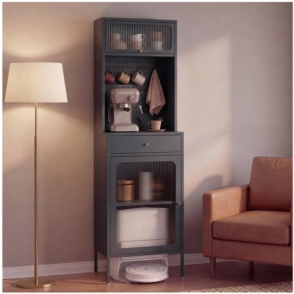 MCW Highboard MCW-P99, Türe mit Magnetverschluss