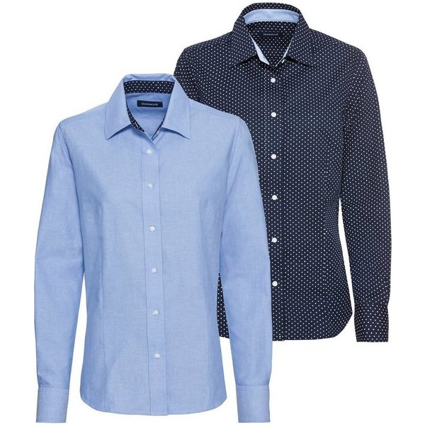 Highmoor Hemdbluse Blusen im Doppelpack