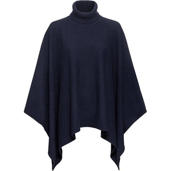Highmoor Poncho Strickponcho mit Rollkragen