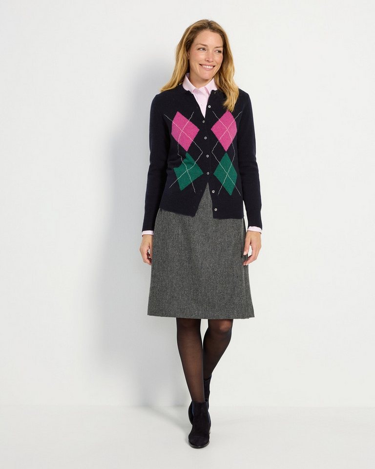 Highmoor Strickjacke Argyle-Cardigan – Bild 4 von 5