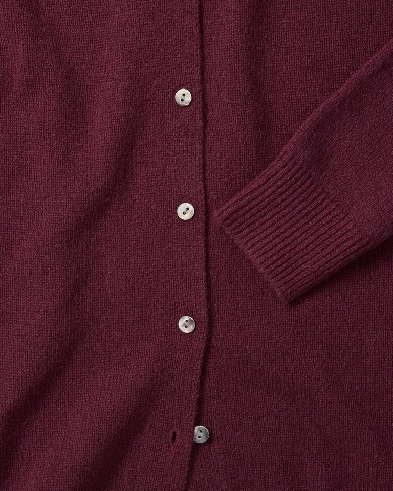 Highmoor Strickjacke Lambswool Cardigan – Bild 3 von 5