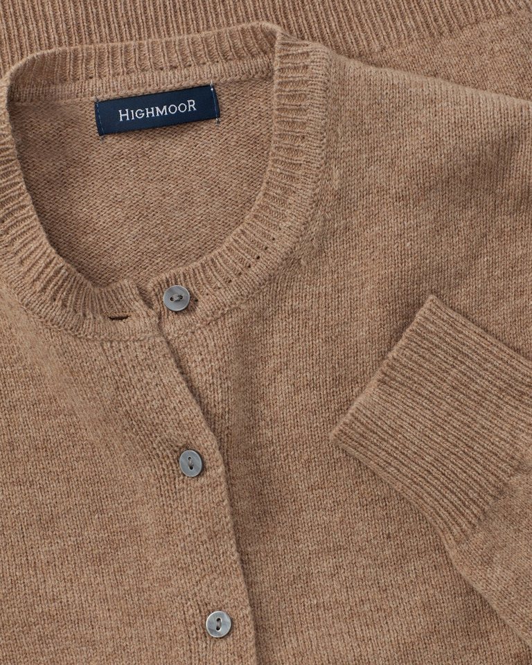 Highmoor Strickjacke Lambswool Cardigan – Bild 3 von 4