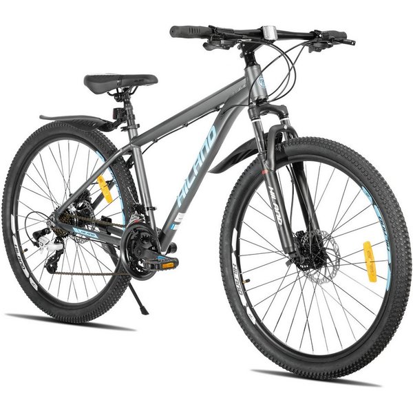 HILAND Mountainbike 27,5 Zoll Offroad‑MTB hydraul. Scheibenbremsen 24‑Gang‑Alu für Trails, 24 Gang, 24 Gänge, leichter Aluminiumrahmen, hydraulische Scheibenbre