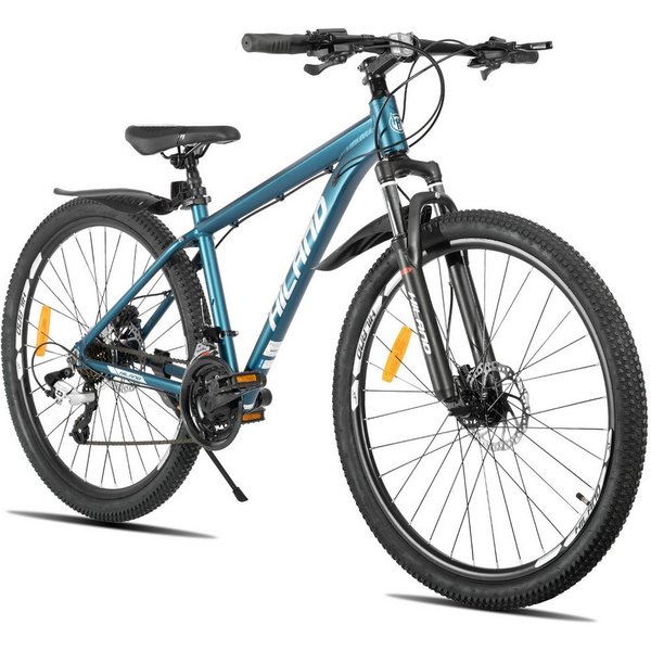 HILAND Mountainbike 27,5 Zoll Offroad‑MTB hydraul. Scheibenbremsen 24‑Gang‑Alu für Trails, 24 Gang, 24 Gänge, leichter Aluminiumrahmen, hydraulische Scheibenbre