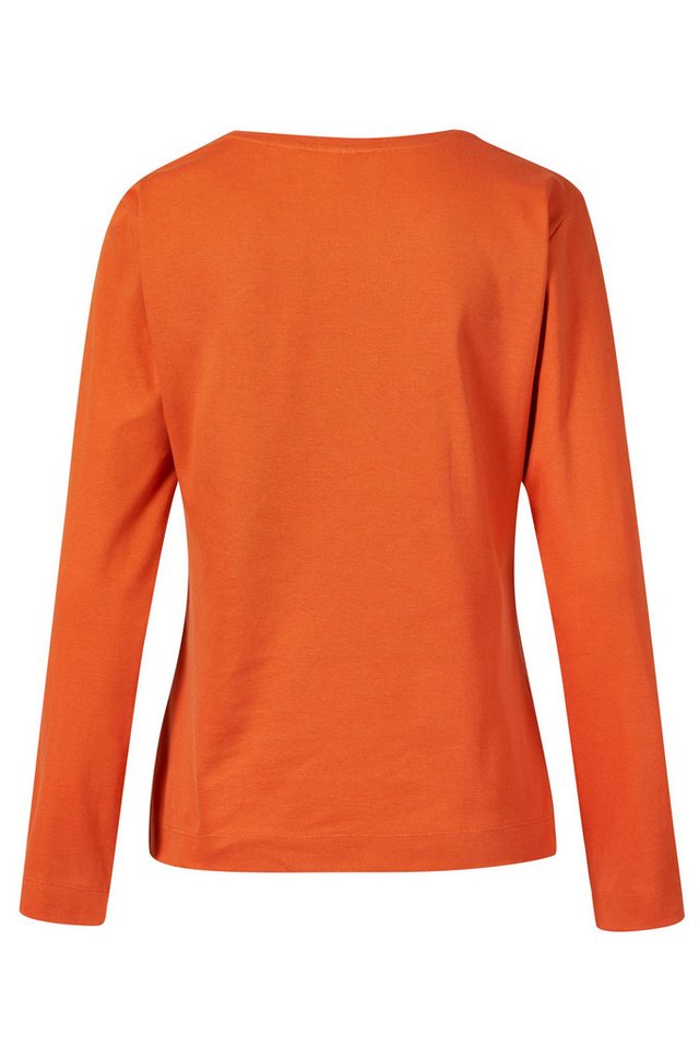 Himalaya Clothing Langarmshirt Basic Damen Shirt langarm "Alma" aus Feinrippjersey in Bio-Baumwolle Elegantes Longsleeve mit hohem Tragekomfort – Bild 2 von 3