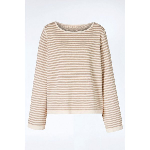 Himalaya Clothing Strickpullover Oversize Pullover Damen beidseitig tragbar - Weicher Jacquardpullover Wende-Sweater aus hochwertiger Bio-Baumwolle