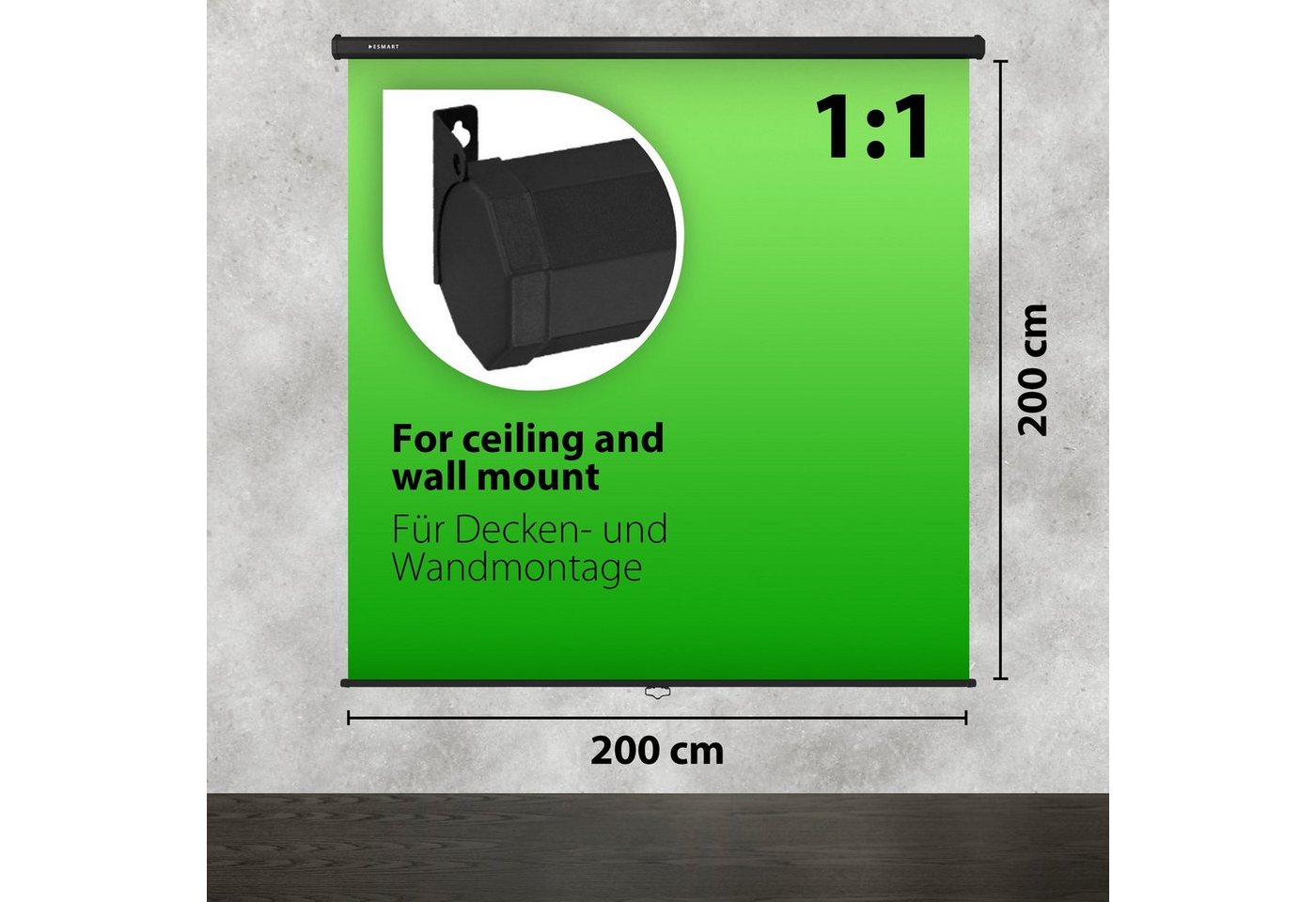 ESMART Hintergrundsystem ESMART Germany Greenscreen, Expert Greenscreen – Bild 3 von 4