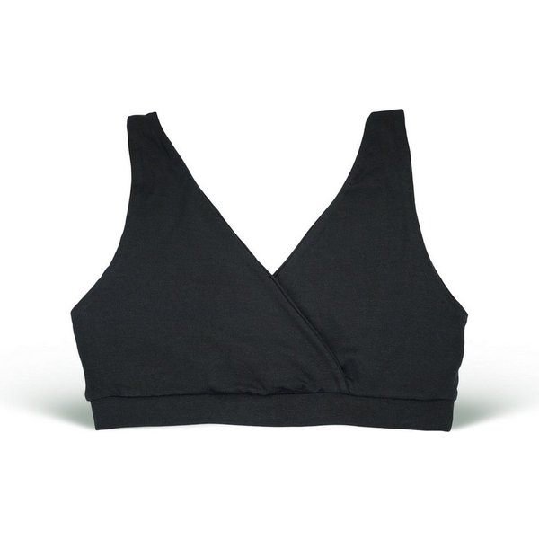 Hinzling Still-BH schwarz – bügelloser BH mit Pull-Down Funktion für Schwangerschaft