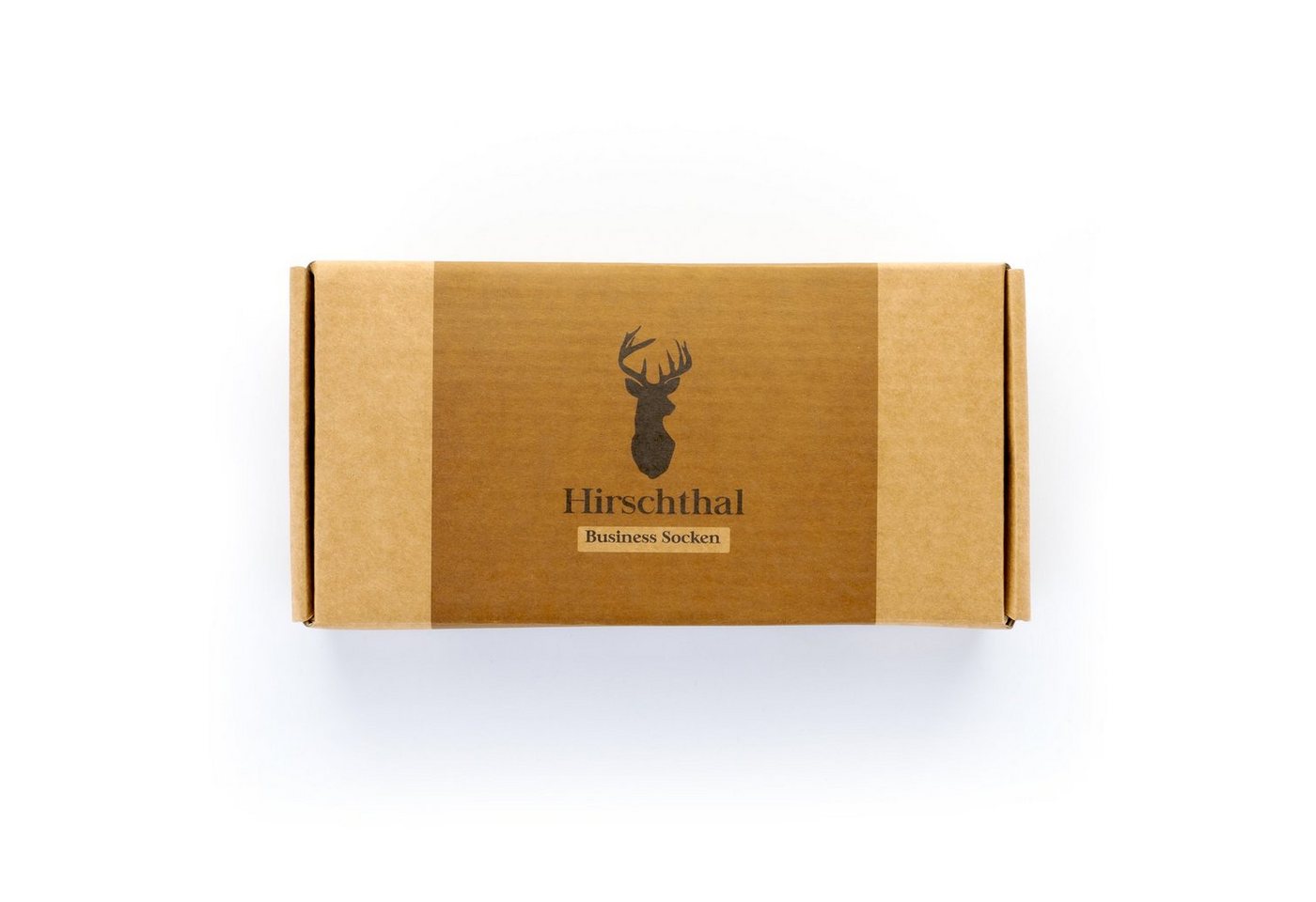 Hirschthal Businesssocken 4, 8, 12 Paar Herren Business Socken Freizeitsocken Basicsocken (Box, 4-Paar) mit klassischem eingestricktem Logoschriftzug – Bild 5 von 5